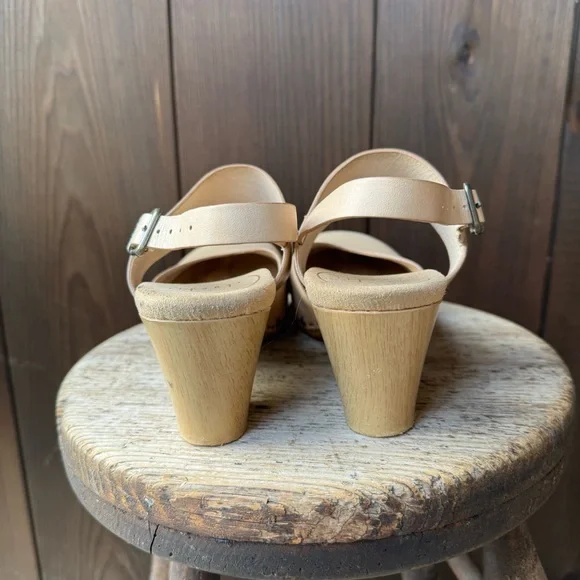 DANSKO THEA LEATHER WOODEN CLOGS - Picture 4 of 7